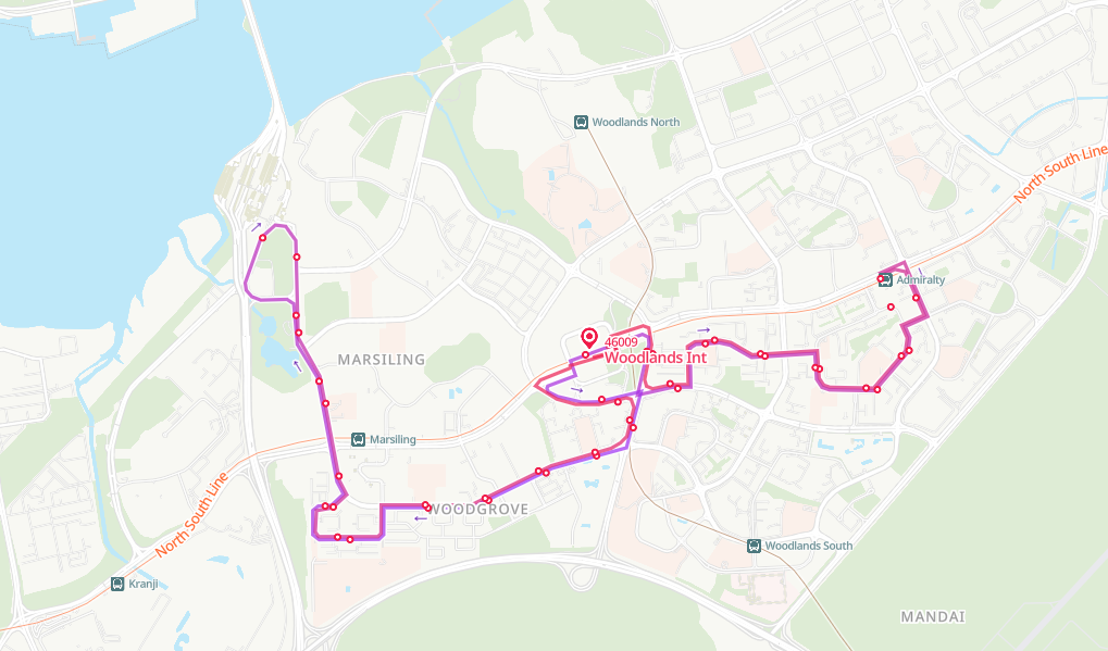 Bus 912 Route Map